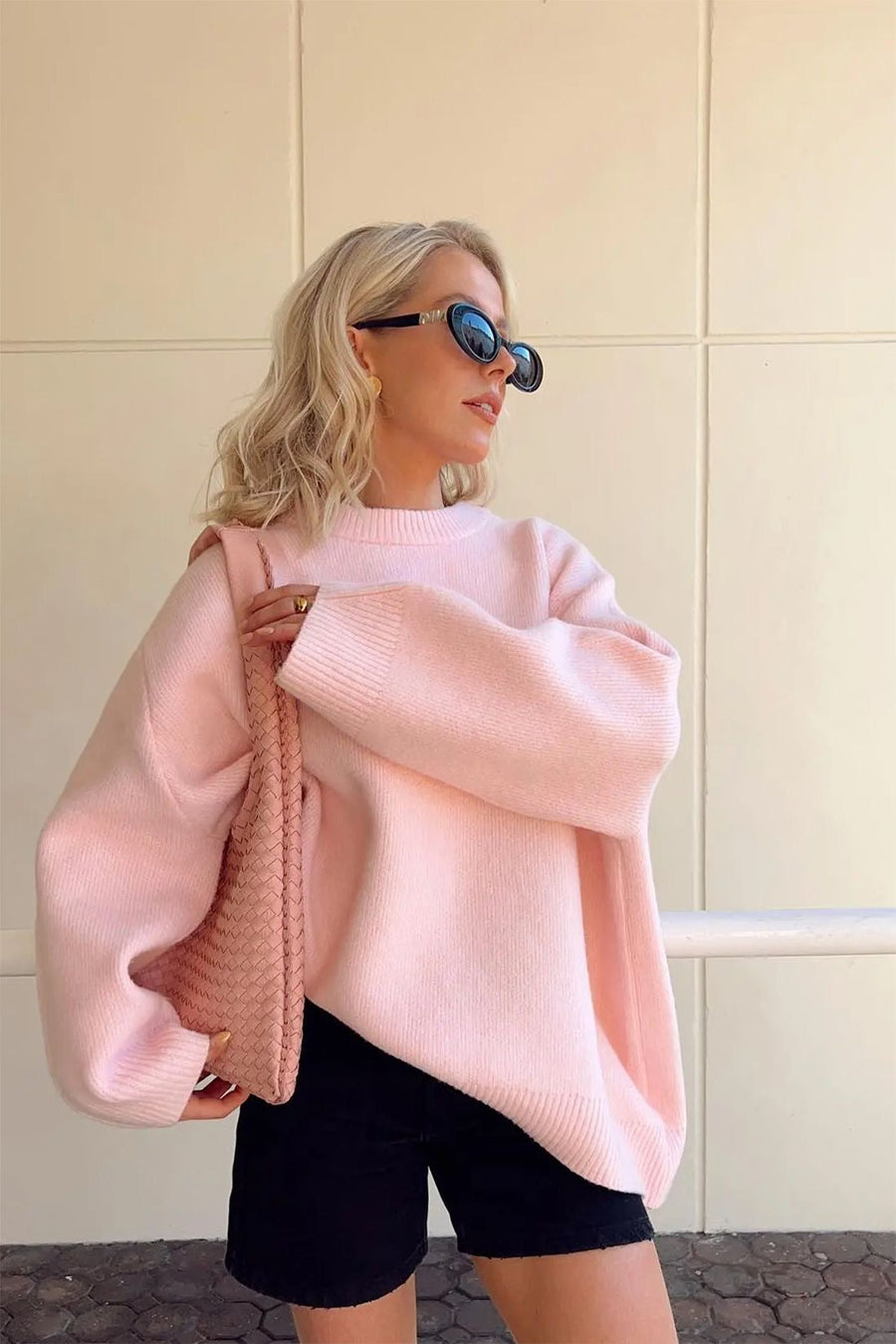Dove | Women's Drop Shoulder Oversized Warm Soft Knit Sweater