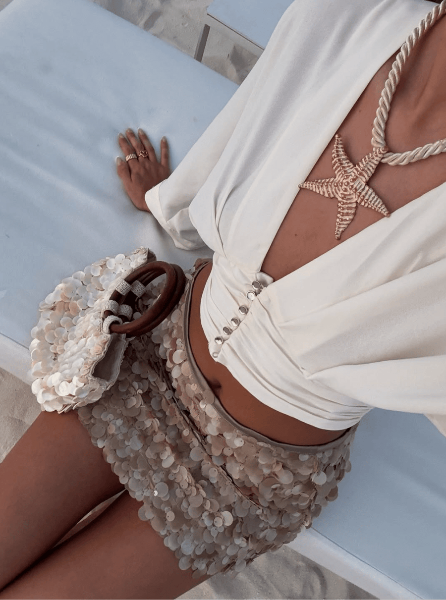 Gwen | Women's Sequin Beach Paillette Mini Skirt