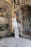 Ariana | Women's Elegant Halterneck Maxi Dress