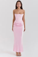 Maisy | Women's Strapless Corset Maxi Dress