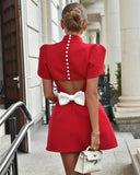 Molly | Women's Elegant Mini Dress with Bow