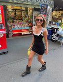 Faith | Women's Bodycon Mini Dress with Flower Details