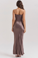 Maisy | Women's Strapless Corset Maxi Dress