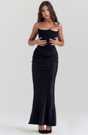 Maisy | Women's Strapless Corset Maxi Dress