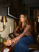 Valerie | Women's Longsleeve Leopard Top