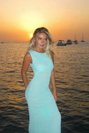 Everly | Women's Crew Neck Sleeveless Knit Maxi Dress