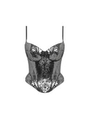 Alejandra | Women's Sweetheart Neck Spaghetti Strap Bust Cups Sequin Maxi Dress