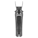 Alejandra | Women's Sweetheart Neck Spaghetti Strap Bust Cups Sequin Maxi Dress