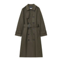 Alexandra | Women's Belted Double Breasted Long Trench Coat