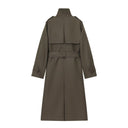 Alexandra | Women's Belted Double Breasted Long Trench Coat