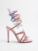 Alexis | Women’s Floral Wrap Strap Stiletto Sandals Heels