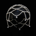 Ammy | Women’s Pearl Beaded Lattice Festival Vacation Head piece