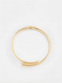 Amoura | Women's Curved Collar Tapered Drop Ends Open Cuff Necklace