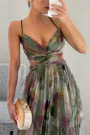 Angela | Women's Romantic Sleeveless Maxi Dress