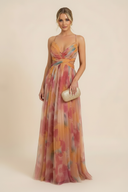 Angela | Women's Romantic Sleeveless Maxi Dress