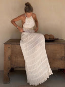 Araceli | Women's Bohemian Ruffle Summer Vacation Two-Piece Set