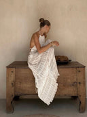 Araceli | Women's Bohemian Ruffle Summer Vacation Two-Piece Set