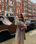 Aria | Oversized Cardigan with Scarf