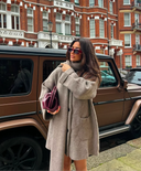 Aria | Oversized Cardigan with Scarf