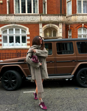 Aria | Oversized Cardigan with Scarf