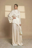 Aspyn | Women's Asymmetric High Neck Two Piece Set