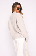 Augusta | Women's Drop Shoulder Zip Front Knit Cardigan
