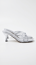 Avery | Women’s Strappy Square Toe Mule Heel Sandals