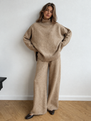 Baylor | Women's Long Sleeve Turtleneck Knit Two Piece Set