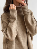 Baylor | Women's Long Sleeve Turtleneck Knit Two Piece Set