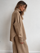 Baylor | Women's Long Sleeve Turtleneck Knit Two Piece Set