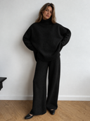 Baylor | Women's Long Sleeve Turtleneck Knit Two Piece Set