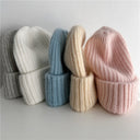 Bernadette | Women's Ribbed Foldover Cuff Fuzzy Knit Beanie