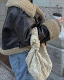 Brooklyn | Aviator Faux Leather Jacket