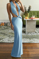Bryony | Women's Tie Back Maxi Summer Vacation Dress