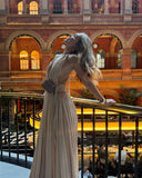 Camila | Women's Backless Deep V-neck Maxi Summer Dress
