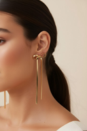 Camila | Women's Elegant Ribbon Earrings