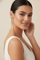 Camila | Women's Elegant Ribbon Earrings