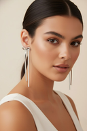 Camila | Women's Elegant Ribbon Earrings