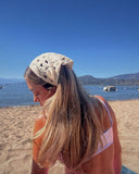 Carmen | Women’s Boho Crochet Open-Knit Head Scarf