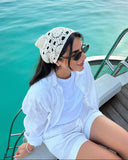 Carmen | Women’s Boho Crochet Open-Knit Head Scarf