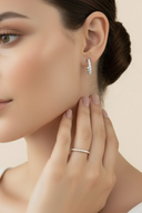 Daisy | Women’s Pavé Hoop Earrings