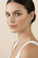 Daisy | Women’s Pavé Hoop Earrings