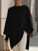 Delilah | Women's Crew Neck Oversized Knitwear Sweater