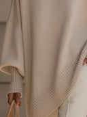 Delilah | Women's Crew Neck Oversized Knitwear Sweater