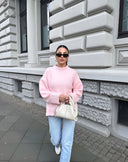 Dove | Women's Drop Shoulder Oversized Warm Soft Knit Sweater