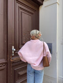 Dove | Women's Drop Shoulder Oversized Warm Soft Knit Sweater