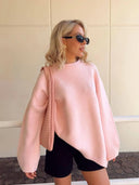 Dove | Women's Drop Shoulder Oversized Warm Soft Knit Sweater