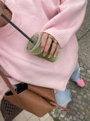 Dove | Women's Drop Shoulder Oversized Warm Soft Knit Sweater