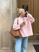 Dove | Women's Drop Shoulder Oversized Warm Soft Knit Sweater