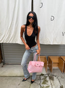 Eileen | Women's Structured Faux Leather Top Handle Satchel Bag